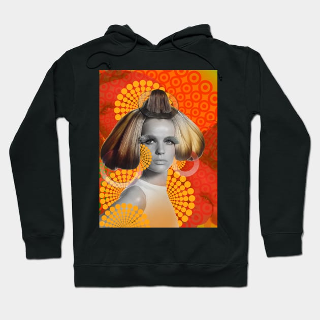 60s Supermodel Veruschka Hoodie by Dez53